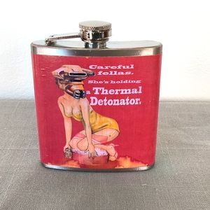 Star Wars Pin-up 6 oz Flask, Stainless Steel